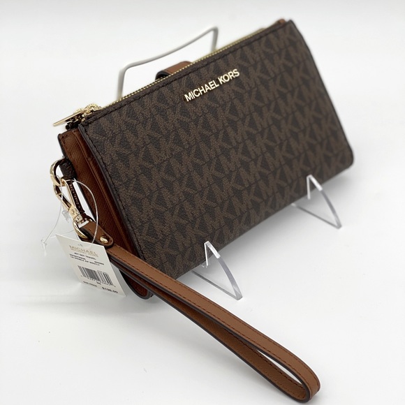 Michael Kors Double Zip Wallet Wristlet - Picture 1 of 8